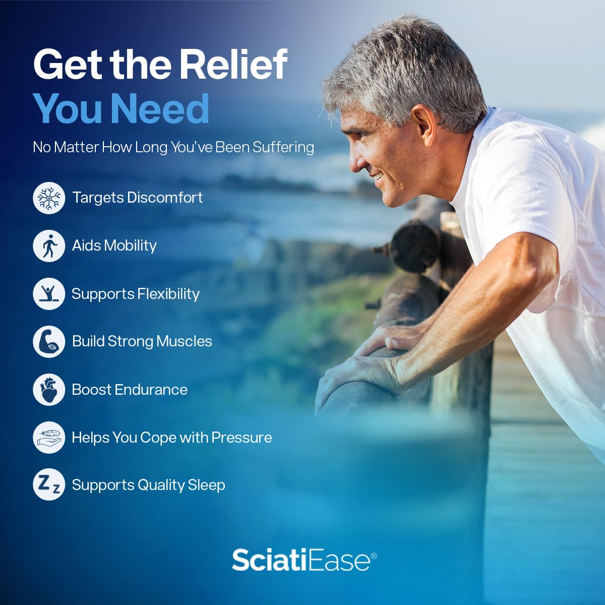 Sciatic Nerve Health Support Supplement - 120 Capsules